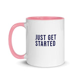 Just Get Started Mug